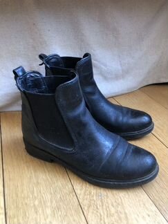 Кожаные ботинки