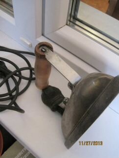 Тяжелый электрический ретро утюг+ 2,5 метра кабель