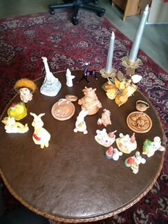 Разные фигурки статуэтки стекло