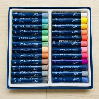 Faber Castell набор масляной пастели новый 24 цв