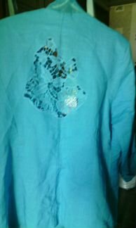 Пиджак хлопок летний новый р 52