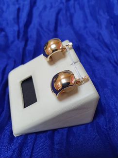 Серьги золото 585 пробы новые