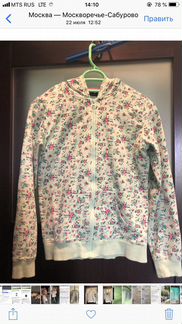 Толстовка из хлопка seppala girls XXS/XS,13-16 лет
