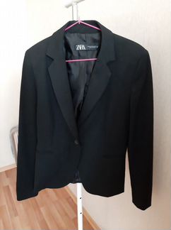 Пиджак черный женский Zara