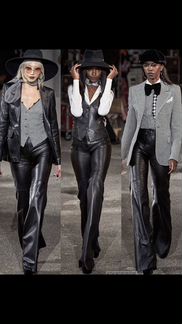 Кожаные брюки Dolce&Cabbana Оригинал