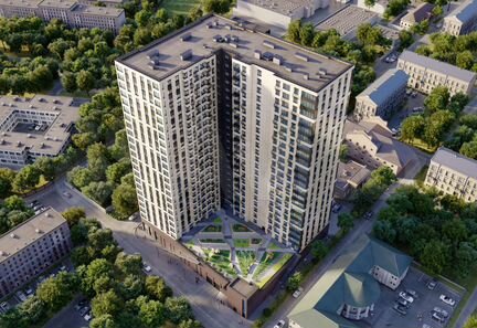 1-к квартира, 41.1 м², 7/24 эт.