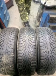 215х60х17 - 4 шины Yokohama ice guard шипы