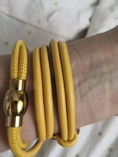 Кожаный браслет Qudo