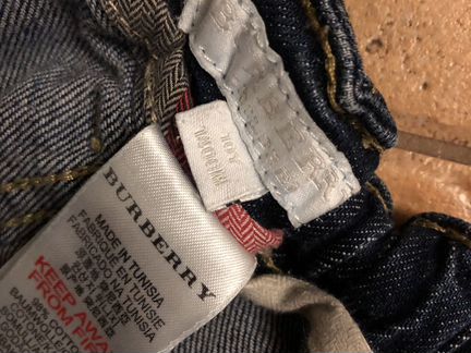Детские джинсы Burberry