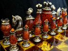 Янтарные шахматы/нарды/домино/Шикарный подарок