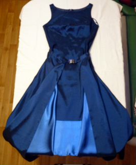 Платье вечернее 2 в 1 (съемная юбка в пол) 46 р-р