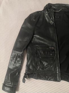 Кожаная куртка Massimo Dutti
