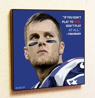Картина постер Поп Арт Том Брэйди (Tom Brady) NFL