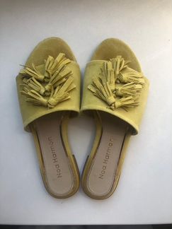 Шлепанцы кожаные