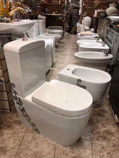 Комплект унитаз и биде Alla ceramica Италия