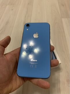 iPhone XR 64gb Ростест синий полный комплект