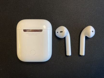 Беспapple AirPods в зарядном футляре, белый