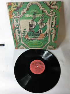 Пластинка «Юнона и Авось» с подписью Рыбникова