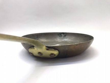 А1258 Винтажная сковорода, медь, бронза, Германия