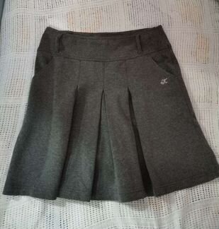 Школьная юбка серая 164