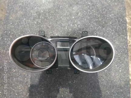 Панель приборов на Хендай IX 35 (АКПП)