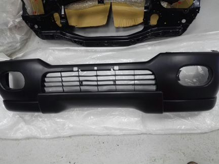 Mitsubishi pajero sport 1 2004 бампер передний