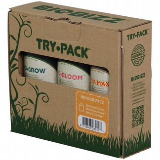 Набор удобрений BioBizz Indoor-Pack 3х 0.25 л
