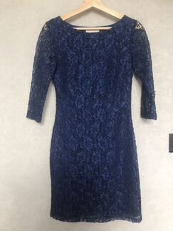 Платье темно-синее, S