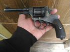 Шикарный макет револьвер Наган Блеф
