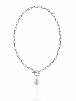 Колье Цепочка с барочной жемчужиной