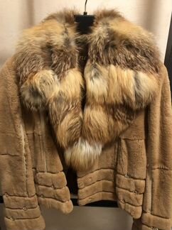 Полушубок женский из стриженной норки