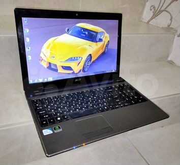 Ноутбук Acer 5750/2ядра Pentium/4GB/GT520