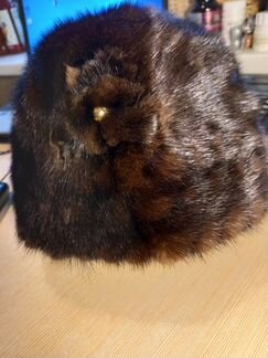 Шапка женская, норка, размер 57