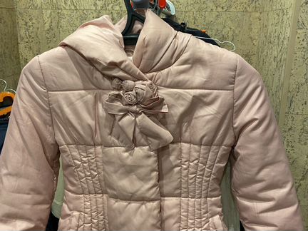 Куртка осень для девочки почти новая Мона Лиза 152