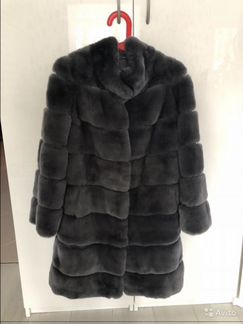 Новая шуба серая