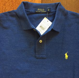 Оригинал поло рубашка Polo Ralph Lauren кл.синий