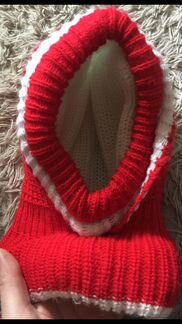 Шапка- шлем 1-3 года новая