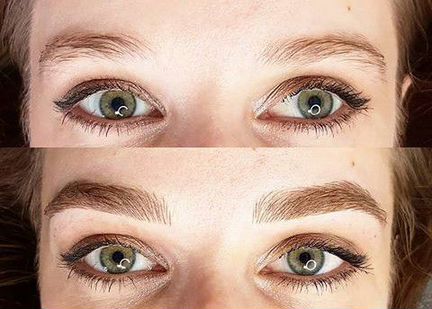 Татуаж губ бровей стрелок