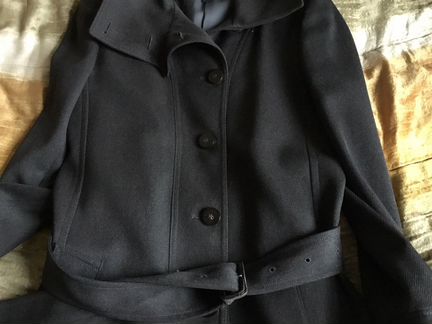 Пальто- Тренч Burberry Темно-серый Оригинал