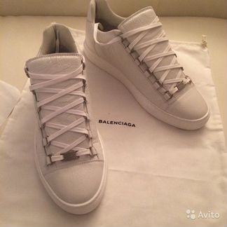 Кеды Balenciaga низкие Arena из кожи