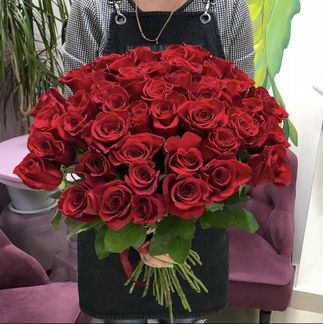 51 роза 80 см