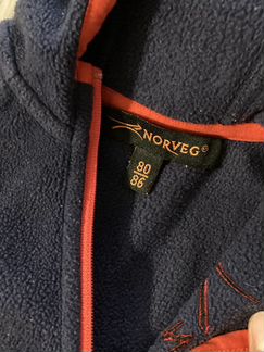 Флисовый комбинезон norveg 74-80