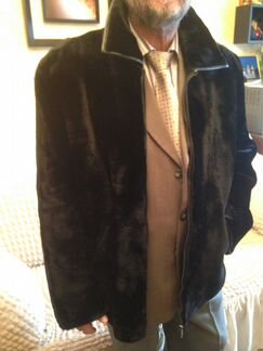 Полушубок мужской мутоновый