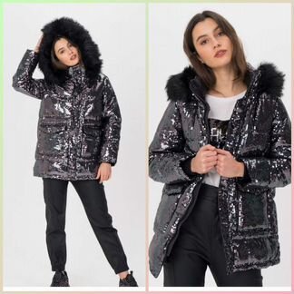 Куртка с пайетками