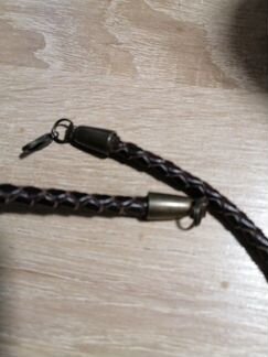 Колье с пейзажным агатом