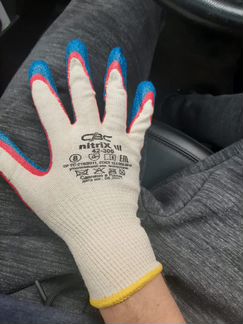 Перчатки двойной облив