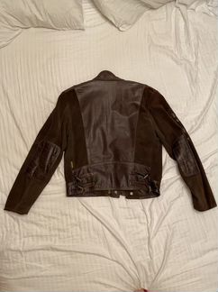 Кожаная куртка мужская Armani Jeans