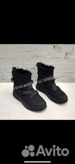 Ботинки луноходы черные