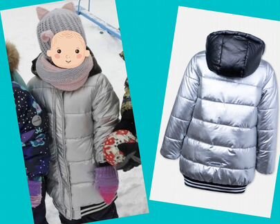 Новая зимняя куртка на девочку PlayToday