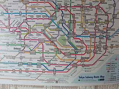 Схема метро токио на русском